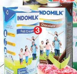 Promo Harga INDOMILK Susu UHT 1 ltr - LotteMart