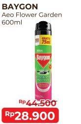 Promo Harga BAYGON Insektisida Spray Flower Garden 600 ml - Alfamart