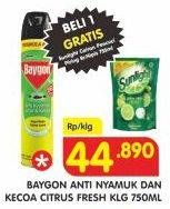 Promo Harga BAYGON Insektisida Spray Citrus Fresh 750 ml - Superindo
