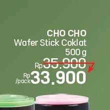 Promo Harga Cho Cho Wafer Stick Chocolate 500 gr - LotteMart