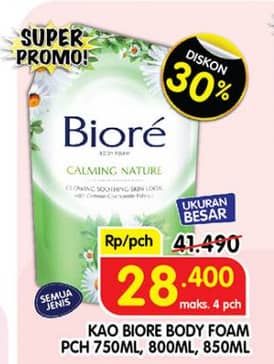 Promo Harga Biore Body Foam  - Superindo