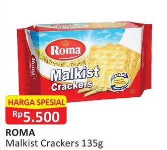 Promo Harga ROMA Malkist 135 gr - Alfamart