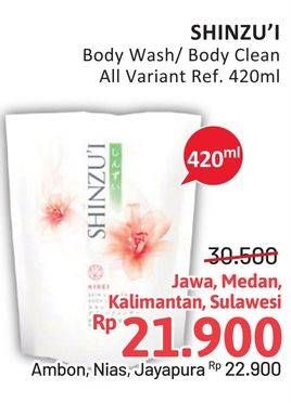 Promo Harga SHINZUI Body Cleanser All Variants 420 ml - Alfamidi