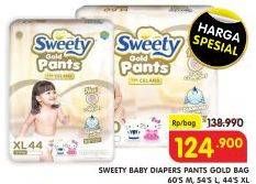 Promo Harga Sweety Gold Pants L54, M60, XL44 44 pcs - Superindo