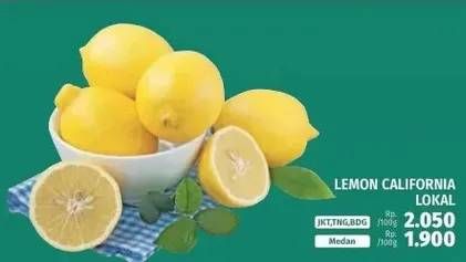 Promo Harga Jeruk Lemon Lokal per 100 gr - LotteMart