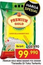 Promo Harga Premium Gold Beras Basmati 2 kg - Superindo