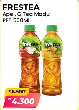 Promo Harga Frestea Minuman Teh Apple, Green Honey 500 ml - Alfamart