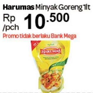 Promo Harga HARUMAS Minyak Goreng 1 ltr - Carrefour