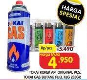 Promo Harga TOKAI Korek Api/Gas Butane Fuel 235gr  - Superindo