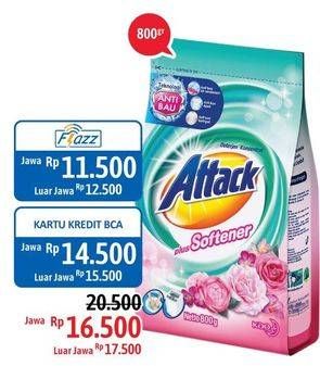 Promo Harga ATTACK Detergent Powder 800 gr - Alfamidi