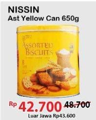 Promo Harga NISSIN Assorted Biscuits 650 gr - Alfamart