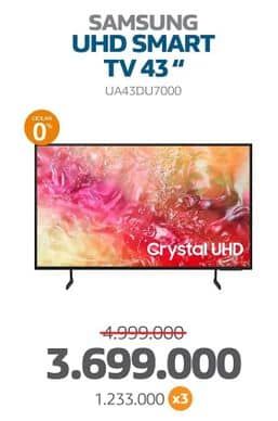 Promo Harga Samsung UA43DU7000KXXD  - Electronic City