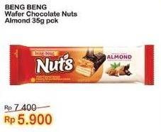 Promo Harga Beng-beng Wafer Nuts Almond 35 gr - Indomaret