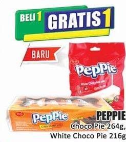 Promo Harga PEPPIE Pie Chocolate, White Chocolate 216 gr - Hari Hari