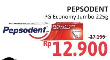 Promo Harga Pepsodent Pasta Gigi Pencegah Gigi Berlubang 225 gr - Alfamidi