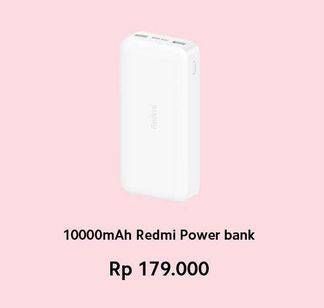 Promo Harga Xiaomi Mi Powerbank 10000mAh  - Erafone