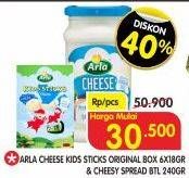 Promo Harga Arla Cheesy Spread/Arla Kids Sticks   - Superindo