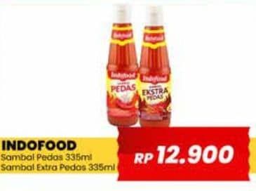 Promo Harga Indofood Sambal Ekstra Pedas, Pedas 135 ml - Yogya