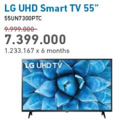 Promo Harga LG 55UN7300PTC | Smart UHD TV 55"  - Electronic City