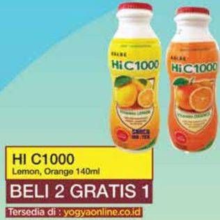 Promo Harga Kalbe Hi C1000 Orange, Lemon 140 ml - Yogya