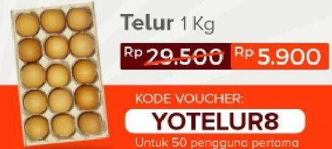 Promo Harga Telur Ayam Negeri  - Yogya