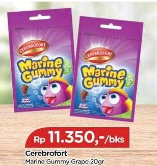 Promo Harga Cerebrofort Marine Gummy Grape 20 gr - TIP TOP