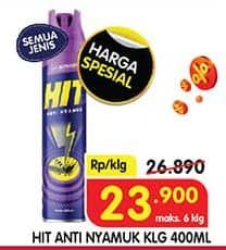 Promo Harga HIT Aerosol All Variants 400 ml - Superindo