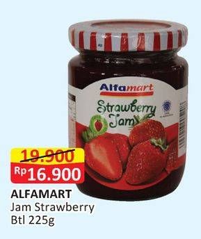 Promo Harga ALFAMART Selai Strawberry 225 gr - Alfamart