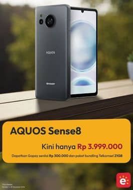 Promo Harga Sharp AQUOS sense8  - Erafone