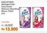 Promo Harga ATTACK Easy Detergent Liquid Sparkling Blooming, Sweet Glamour 750 ml - Indomaret