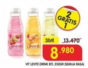 Promo Harga VIT LEVITE Minuman Sari Buah All Variants per 3 botol 350 ml - Superindo