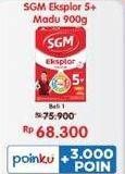 Promo Harga SGM Eksplor 5+ Susu Pertumbuhan Madu 900 gr - Indomaret