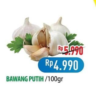 Promo Harga Bawang Putih per 100 gr - Hypermart