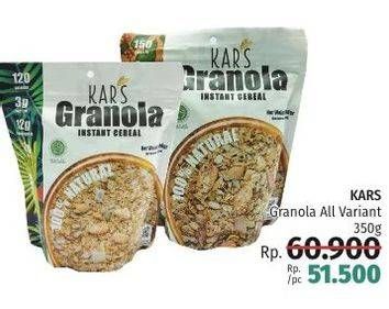 Promo Harga KARS Granola All Variants 350 gr - LotteMart