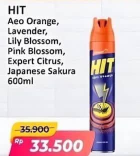 Promo Harga HIT Aerosol 600 ml - Alfamart