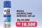Promo Harga WIZ 24 Disinfectant Spray Surface & Air Fresh 300 ml - Indomaret