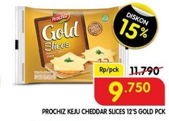 Promo Harga PROCHIZ Gold Slices 156 gr - Superindo
