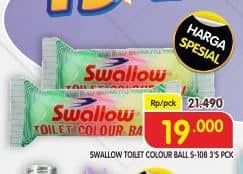 Swallow Naphthalene 3 pcs Diskon 11%, Harga Promo Rp19.000, Harga Normal Rp21.490