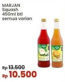 Promo Harga Marjan Syrup Squash All Variants 450 ml - Indomaret
