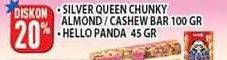 Promo Harga Silver Queen Chunky Bar/ Hello Panda  - Hypermart