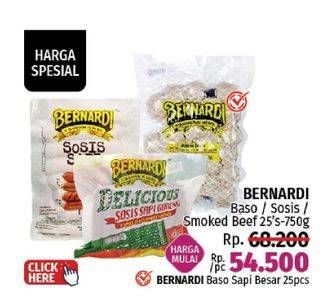 Promo Harga Bernardi Baso/Sosis/Smoked Beef  - LotteMart