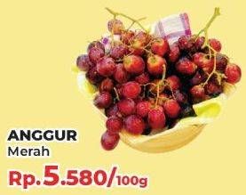 Promo Harga Anggur Merah per 100 gr - Yogya