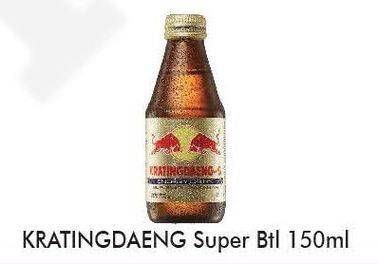 Promo Harga KRATINGDAENG Energy Drink Super 150 ml - Alfamart