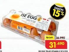 Promo Harga Ise Egg Japanese Premium Eggs 10 pcs - Superindo