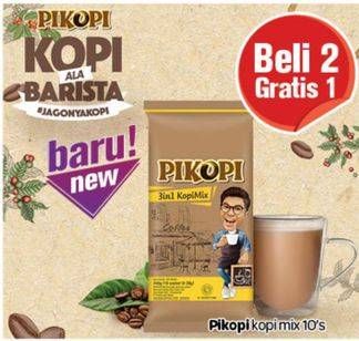 Promo Harga Pikopi 3 in 1 Kopi Mix per 10 sachet - Carrefour
