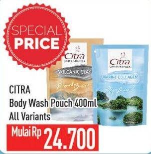 Promo Harga CITRA Body Wash All Variants 400 ml - Hypermart
