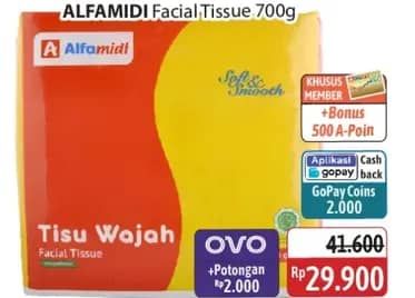 Promo Harga Alfamidi Facial Tissue 700 gr - Alfamidi