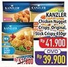 Promo Harga Kanzler Chicken Nugget Original, Stick Crispy, Crispy 450 gr - Hypermart