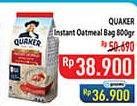 Promo Harga Quaker Oatmeal Instant 800 gr - Hypermart