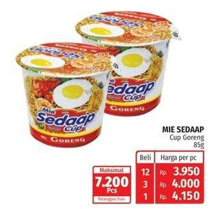 Promo Harga SEDAAP Mie Cup 85 gr - Lotte Grosir